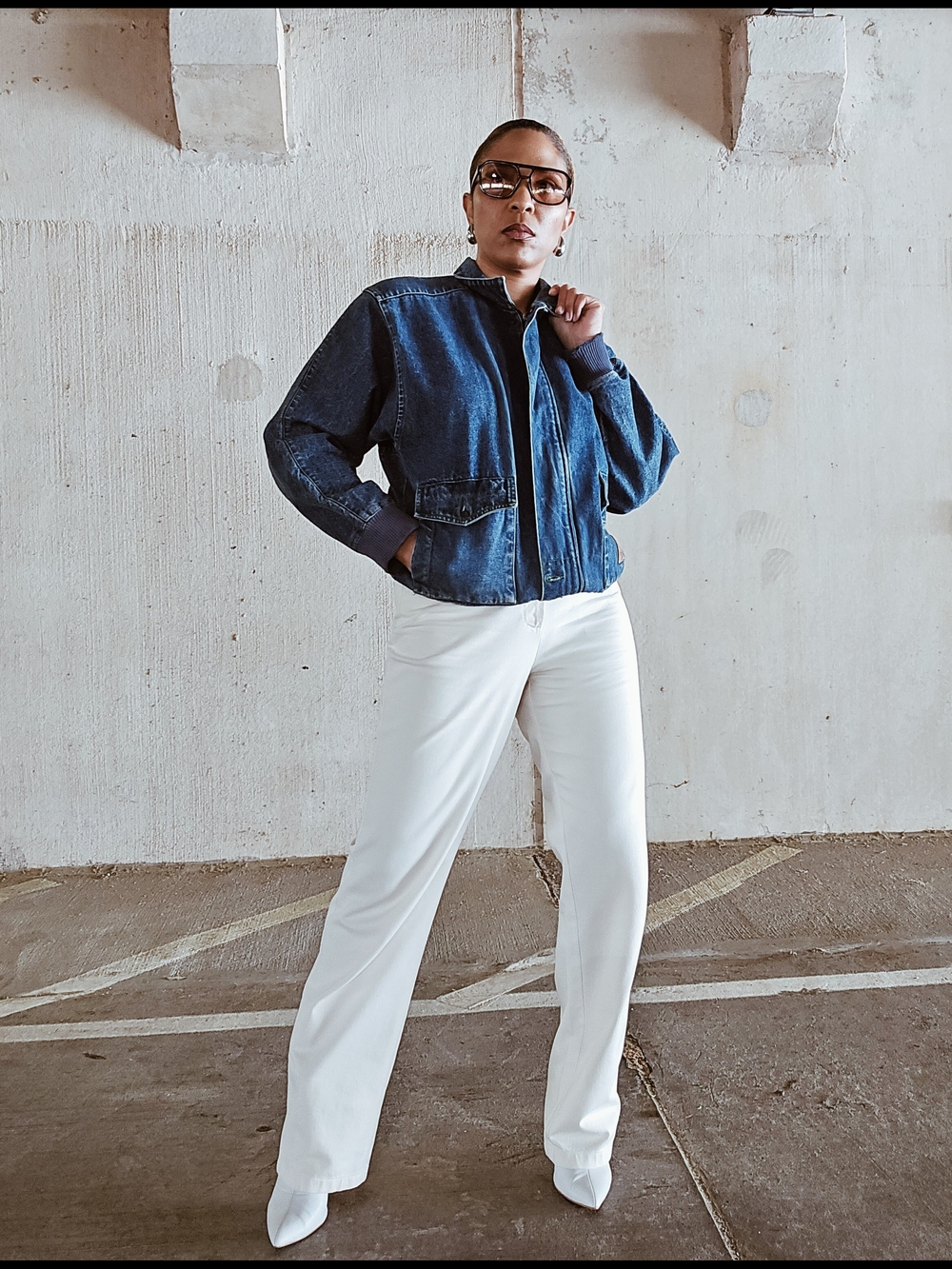 Coca-Cola Blue Denim Bomber Jacket